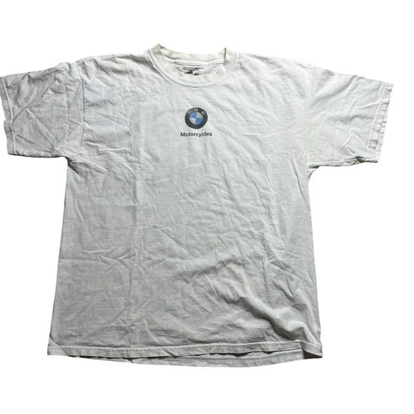 BMW Motorcycle I Never Knew BMW Made Cars Faded Distress Shirt XL Biker Funny 05 - Picture 2 of 10